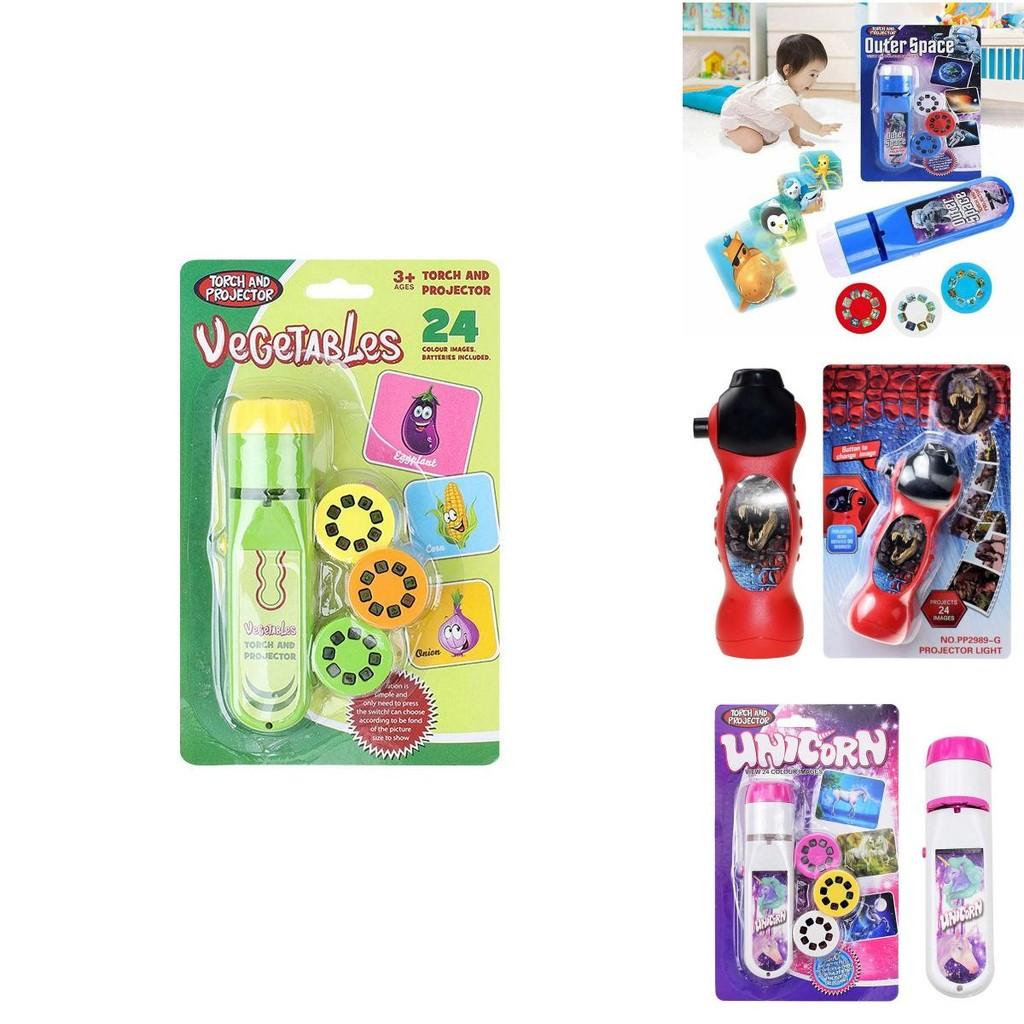Проектор-фонарик для детей с 24 цветными узорами и темами**