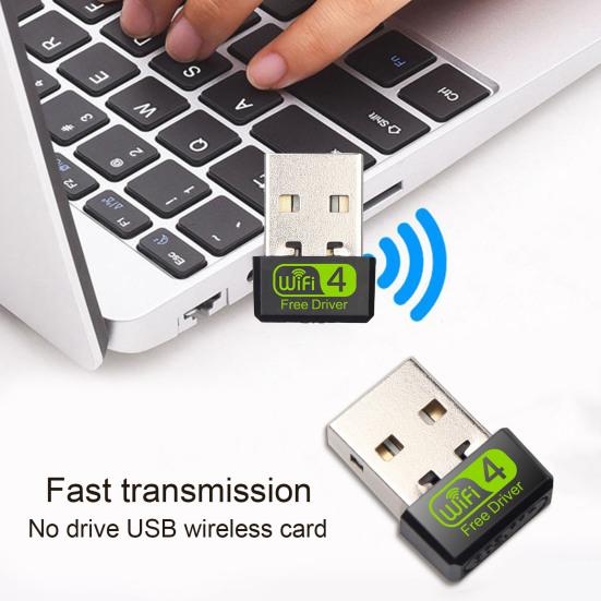 USB Wi-Fi Беспроводная сетевая карта Быстрое безопасное соединение 150 Мбит/с Высокая скорость Установка без CD Адаптер драйвера Сетевая карта