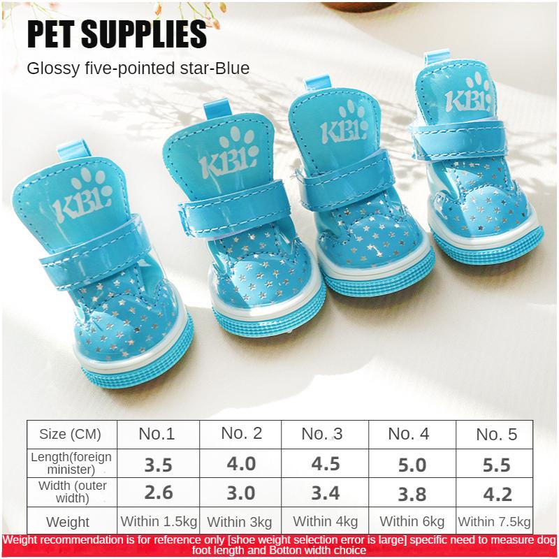 Обувь для домашних животных, собака, кошка, осенне-зимняя теплая обувь с плюшевым мишкой, милые ботинки для щенков, яркая обувь с пятиконечной звездой и горячим тиснением