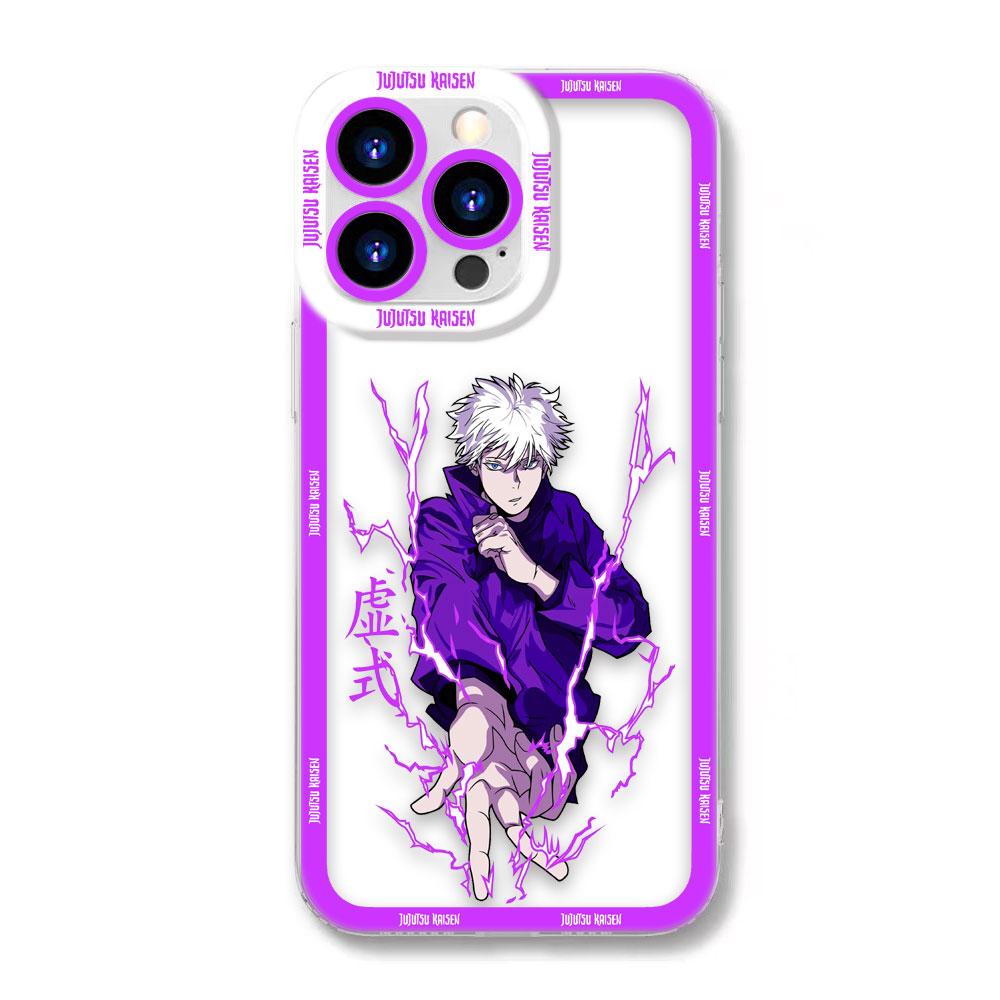 Сукуна Годжо J-Jujutsu Kaisen Прозрачный чехол для телефона для Samsung Galaxy S26 S25 S24 S23 S22 S21 S20 FE PLUS ULTRA EDGE ТПУ Чехол-оболочка