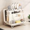 Knife Holder Multifunctional Knife Rack With Cutting Board Rack Knife Storage Tableware Drain Rack Chopstick Rack Kitchen