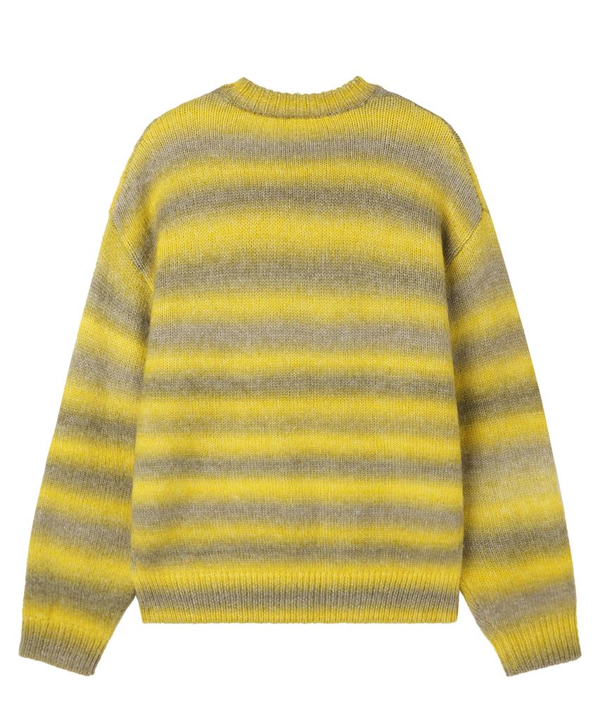OHY Hairy Gradient Striped Knit - Yellow