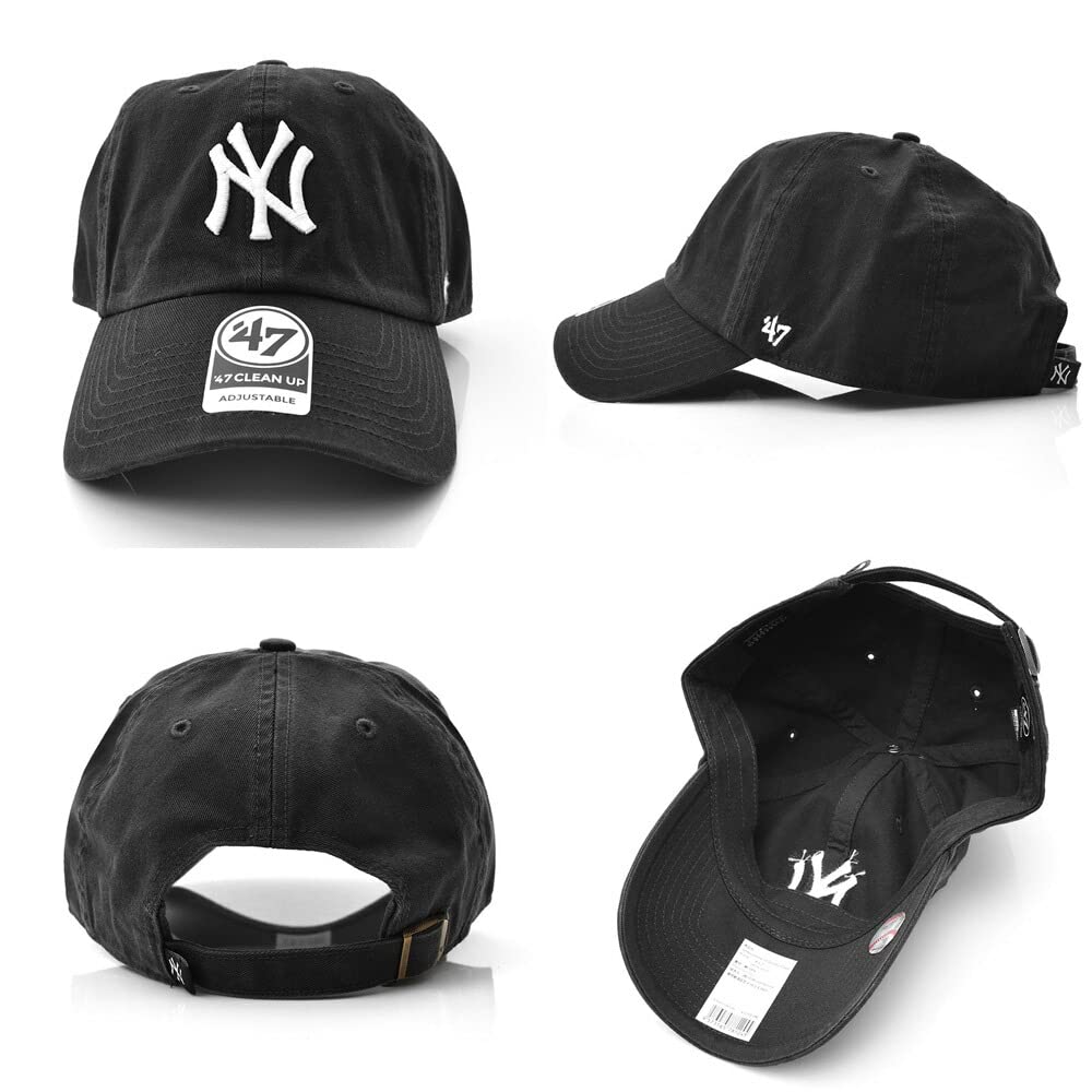 НОВЫЙ КЕПКА ШЛЯПА NEW YORK METS CLEAN UP '47 '47 ЧЕРНЫЙ/Черный 6-панельный