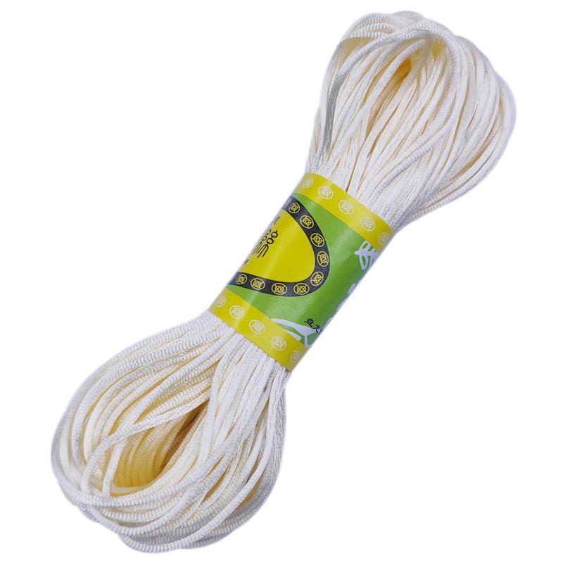 Высококачественный браслет, плетеная веревка, новая, 20 м/рулон, 2 мм, нить, китайский узел, сделай сам, кисточки, шнур макраме, нить Шамбала, ювелирные аксессуары