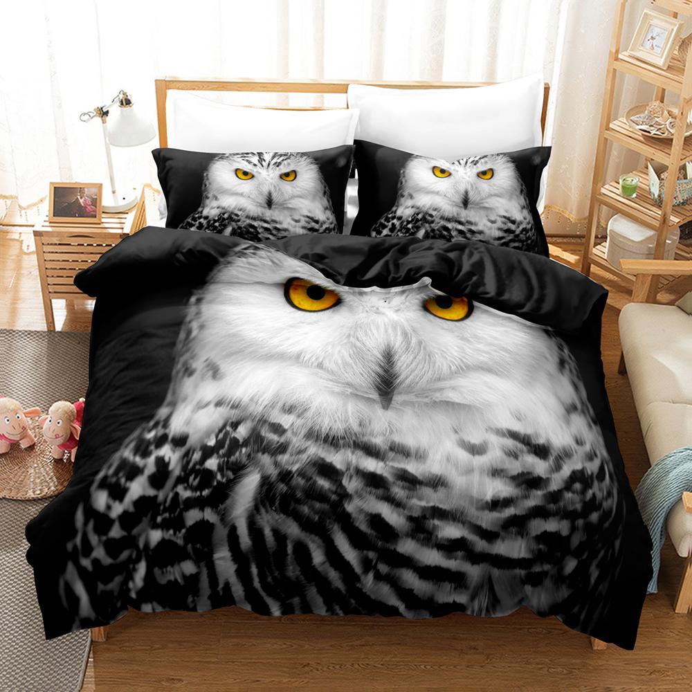 3DThe Owl Постельное белье Пододеяльник с наволочкой Twin Full Queen King Постельное белье Постельное белье