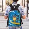 Рюкзак для путешествий S-Squirtles Женский Мужской Школьный для ноутбука и книг Мультяшный Студенческий Daypack Сумки