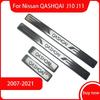 For Nissan Qashqai  J10 J11 2007- Car Styling Stainless Steel Scuff Plate Door Sill Cover Protection Decorative