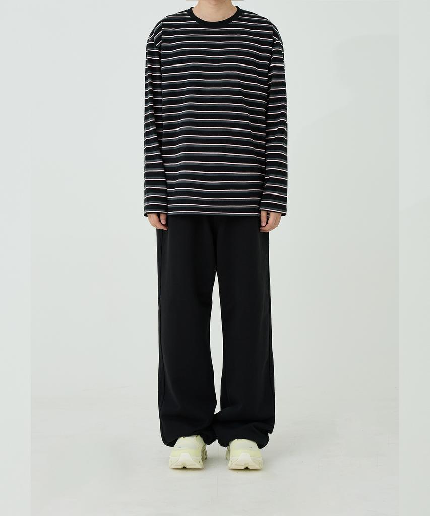 OX STUDIOS Multi Stripe Long Sleeve (Black)