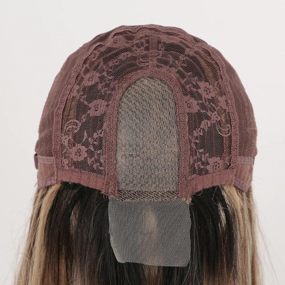 BLONDE UNICORN Длинные вьющиеся волосы, кружевные парики, коричневые, блонд, омбре, синтетические парики для чернокожих женщин, объемные волны, косплей, повседневные термостойкие кружевные волосы