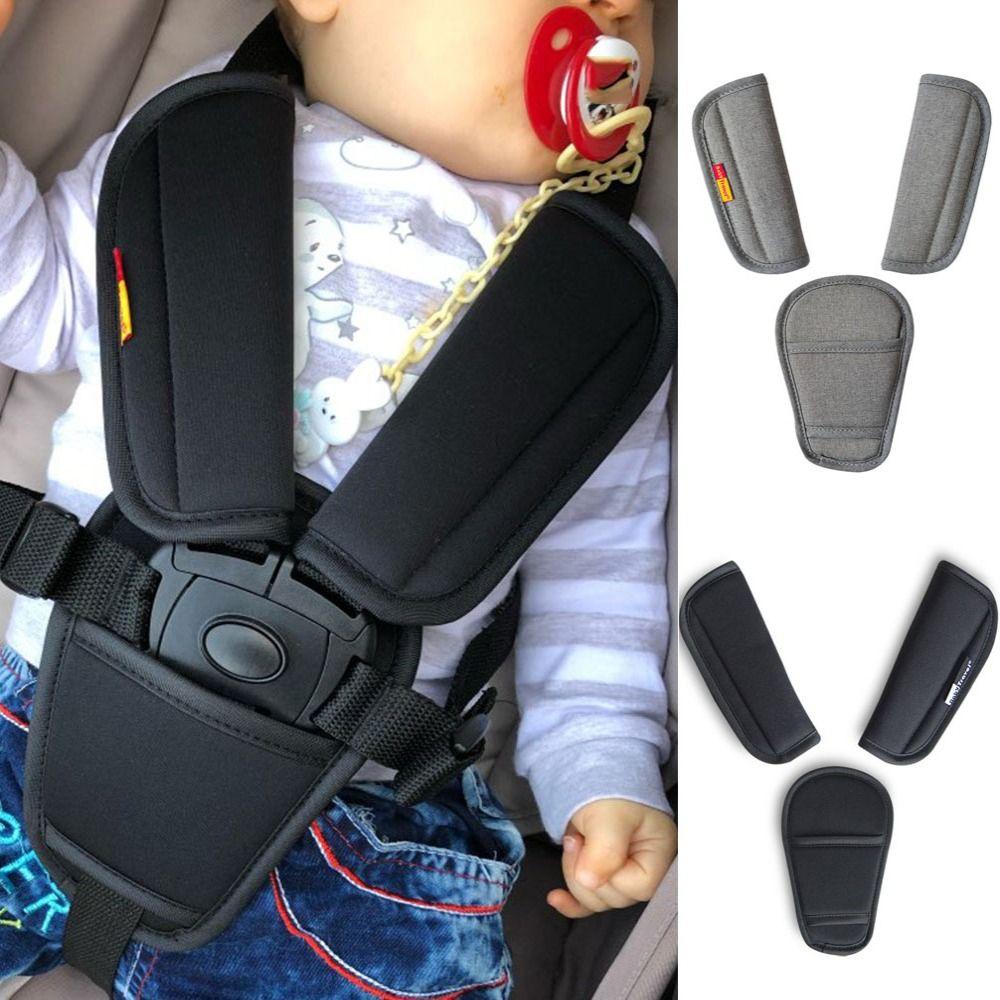 Pad Pushchair Protector Child Seat Belt Shoulder Cover Baby Safety Belt Shoulder Crotch Pad