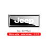 Car Body Sticker Aluminum Alloy Emblem Decoration Auto Stickers For Jeep Grand Cherokee Patriot Renegade Compass Wrangler AJQ1