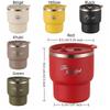 Stainless Steel Insulated Coffee Cup Portable Leak-proof Pocket Thermal Mug with Lids Anti Scald Double Wall Mug Car