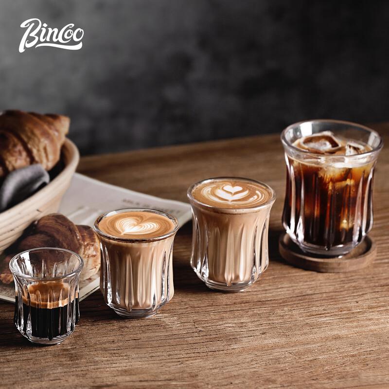 Bincoo Ретро Стеклянная Чашка для Эспрессо и Кофе 'Dirty Coffee'