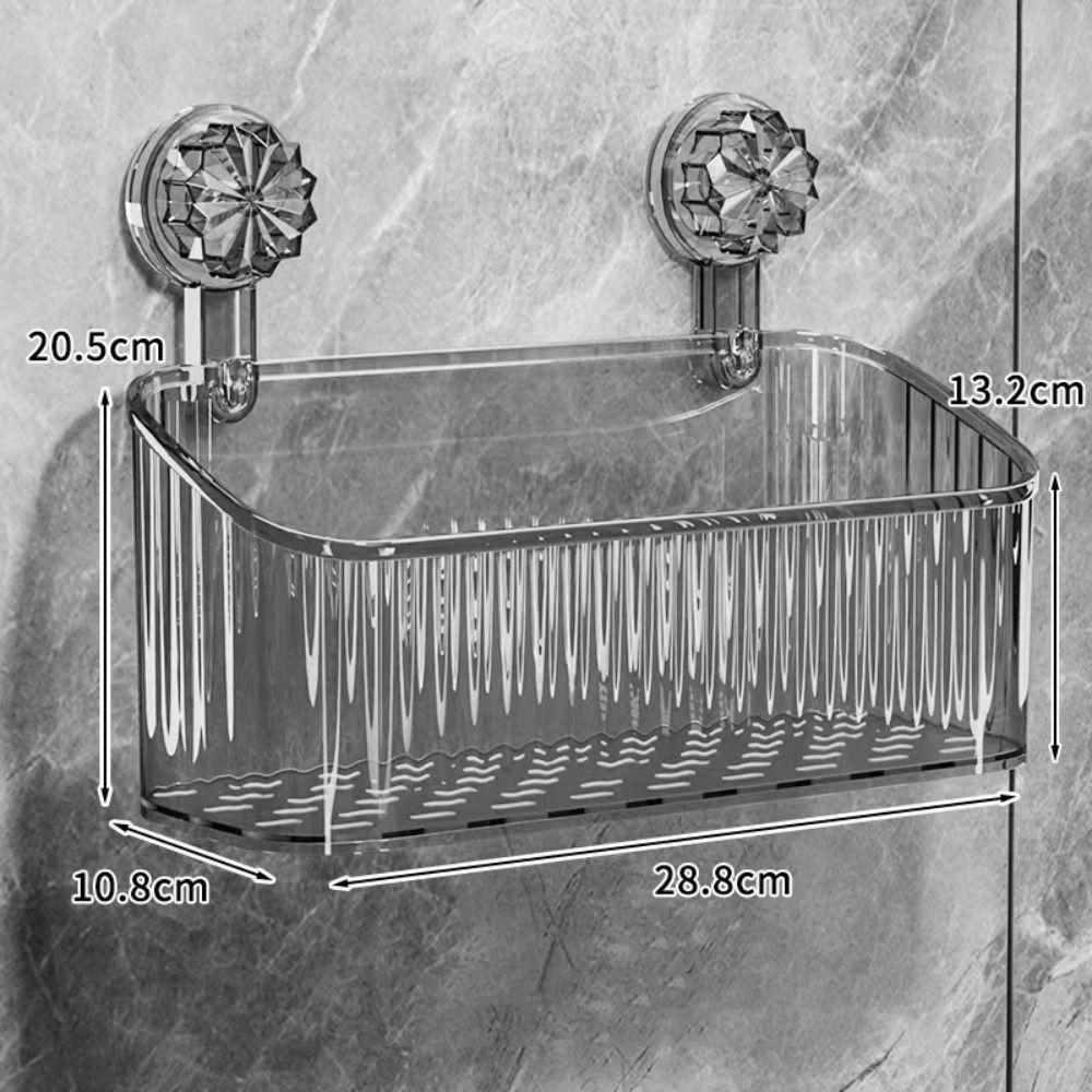 Дренажная присоска, корзина для хранения в ванной комнате, легкая чистка, полка для хранения, душевая стойка
