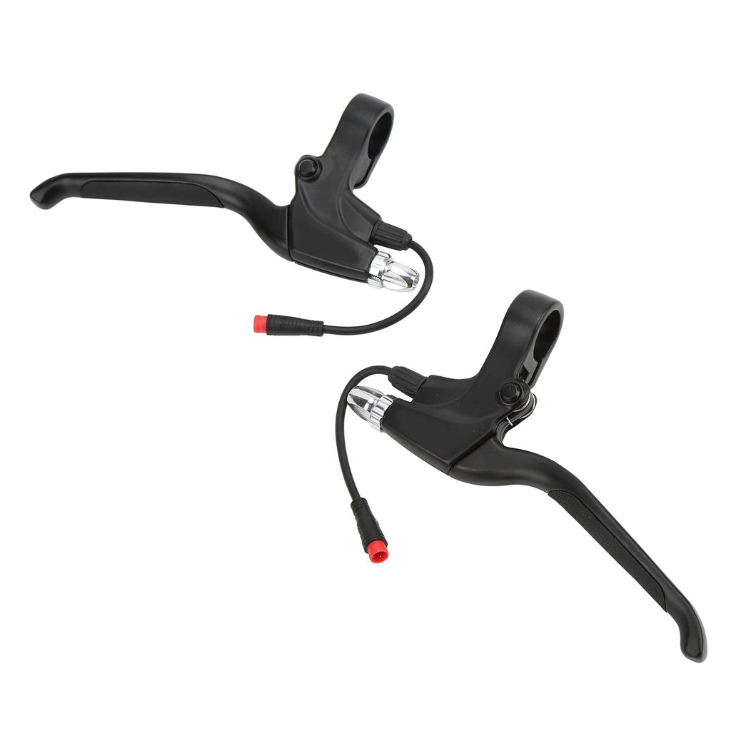 1 пара рычагов тормоза для электрического скутера, левая и правая ручки тормоза с 2-контактным водонепроницаемым разъемом для 2