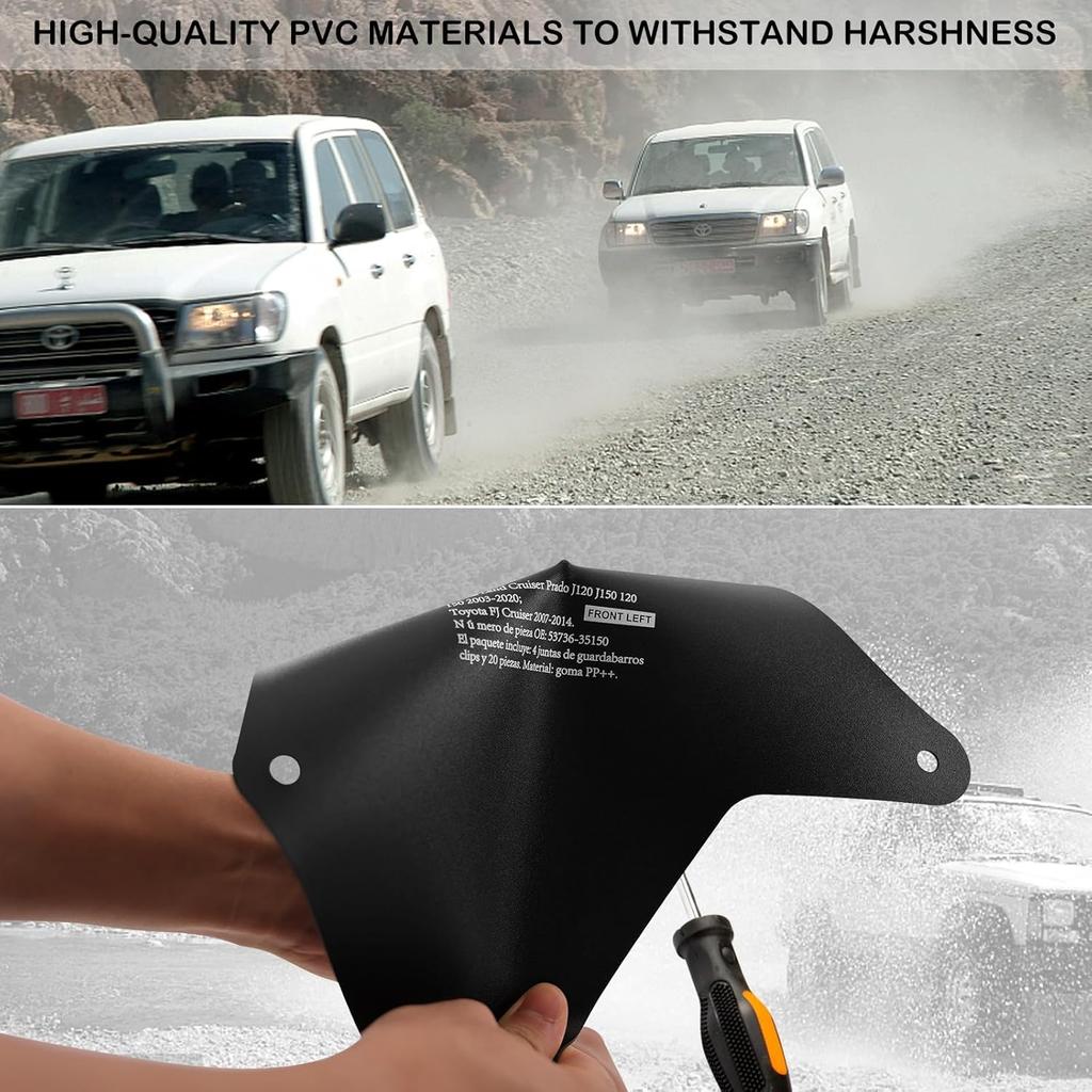 Подкрылки Toyota Tacoma, Брызговики, Защитные щитки и Подкрылки - Необходимые Защитные элементы колесных арок - Лучшие Аксессуары для Toyota Tacoma Для