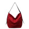 Fashion Large-capacity Bucket Bag Women's New Canvas Learning Class Commuting Shoulder Messenger Bag