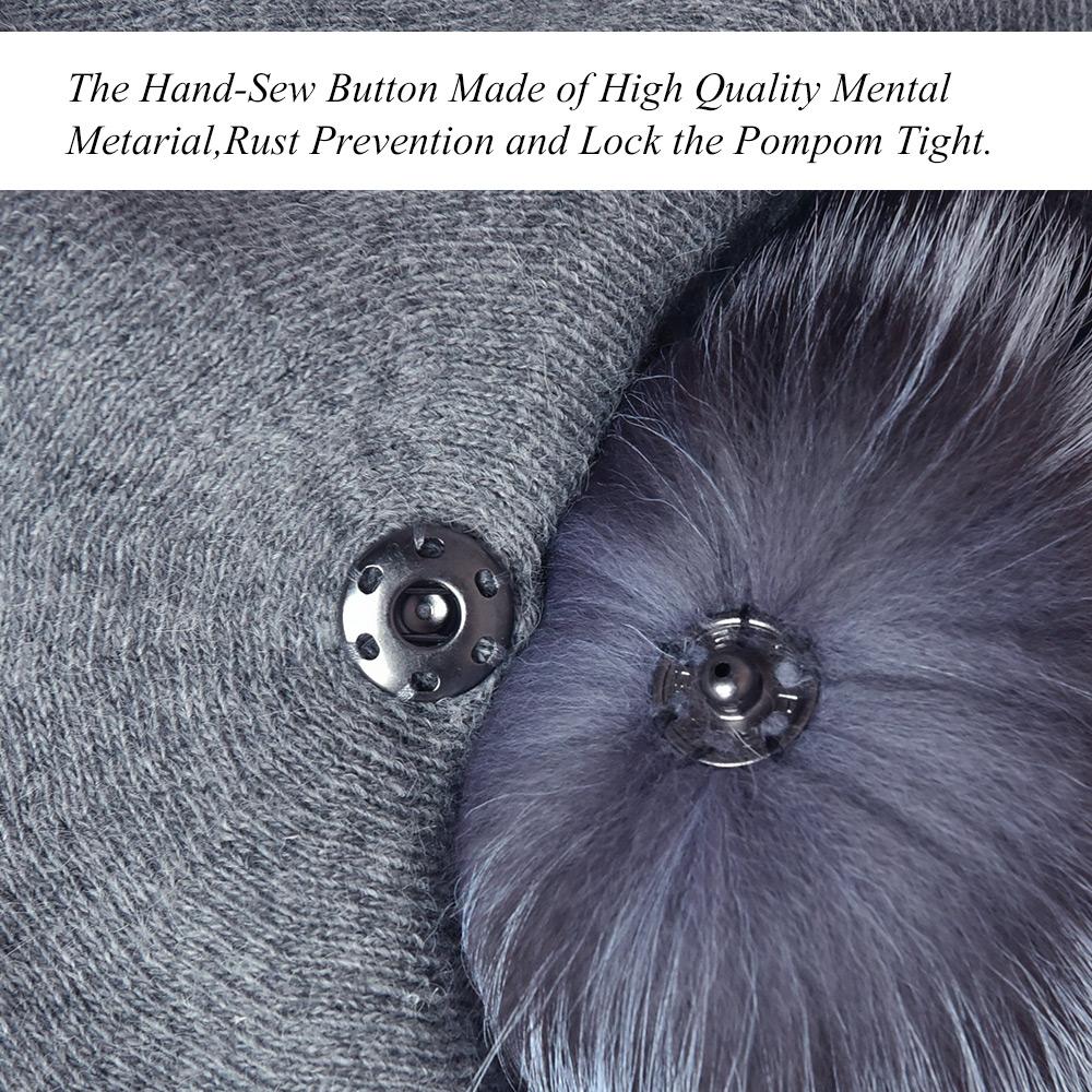 Женский берет, вязаная шерстяная шапка с меховым помпоном, модная европейская и американская популярная шапка, осенне-зимняя теплая шерстяная шапка с защитой ушей