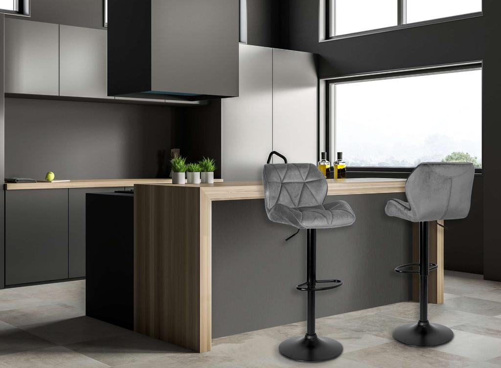 Hoker Barowy Grappo Black Grafitowy Velvet