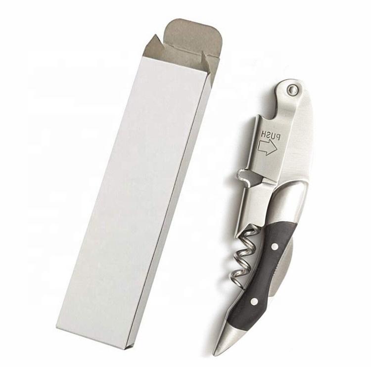 WS202 Professional Hinge Fulcrum Fulcrum Wine Waiters Corkscrew With Wood Handle
