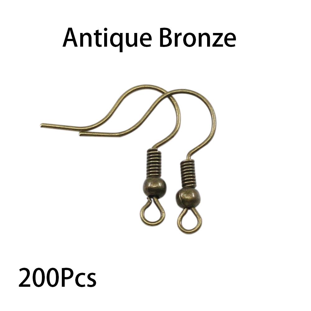 100-200pcs/lot 20x17mm Earring Findings Ear Clasps Hooks For DIY Jewelry Making Accessories Iron Hook Ear wire Jewelry Supplies