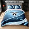 Lazio FC Design Bed Bedding Set 1 Duvet Cover + 2 Pillowcases Soft Breathable Household Bed Linens