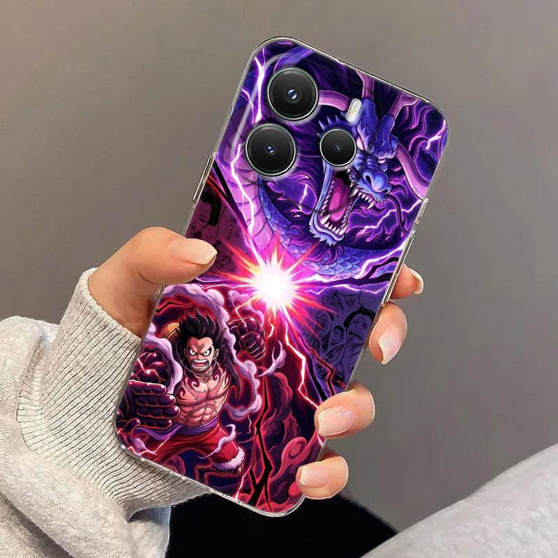 Anime One Pieces Case For Xiaomi Redmi Note 15 14 13 12 11 10 Pro Plus Soft Cover For Redmi 15C 15 14C 13C 12C Clear Phone Cases