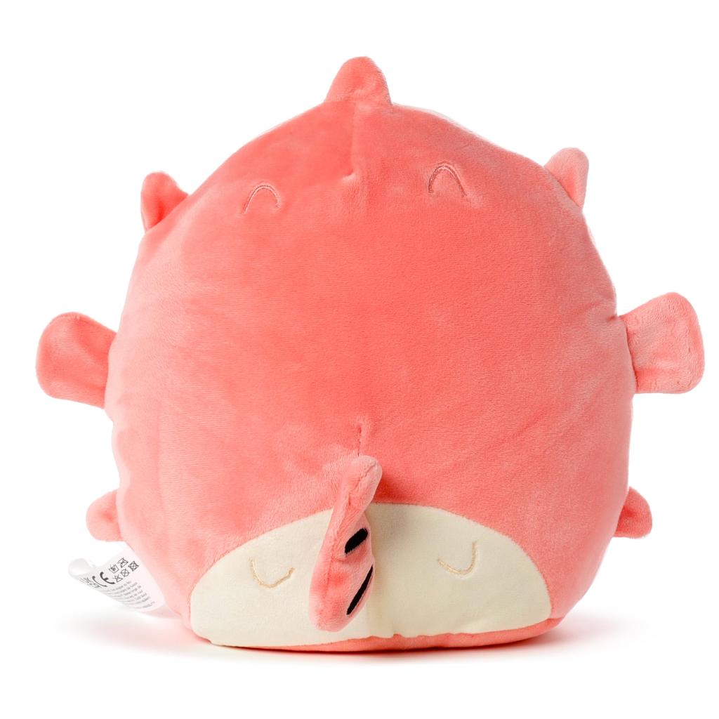 Puckator - SQUIDGLYS Marshmallow Plush Cushion H23 X W27 X D18cm Pufferfish Puff