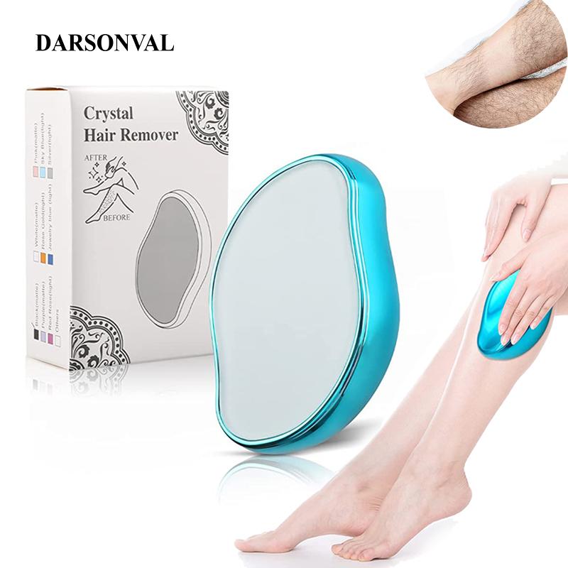 Crystal Glass Hair Removal Epilator for Body Reusable Painless Safe Easy