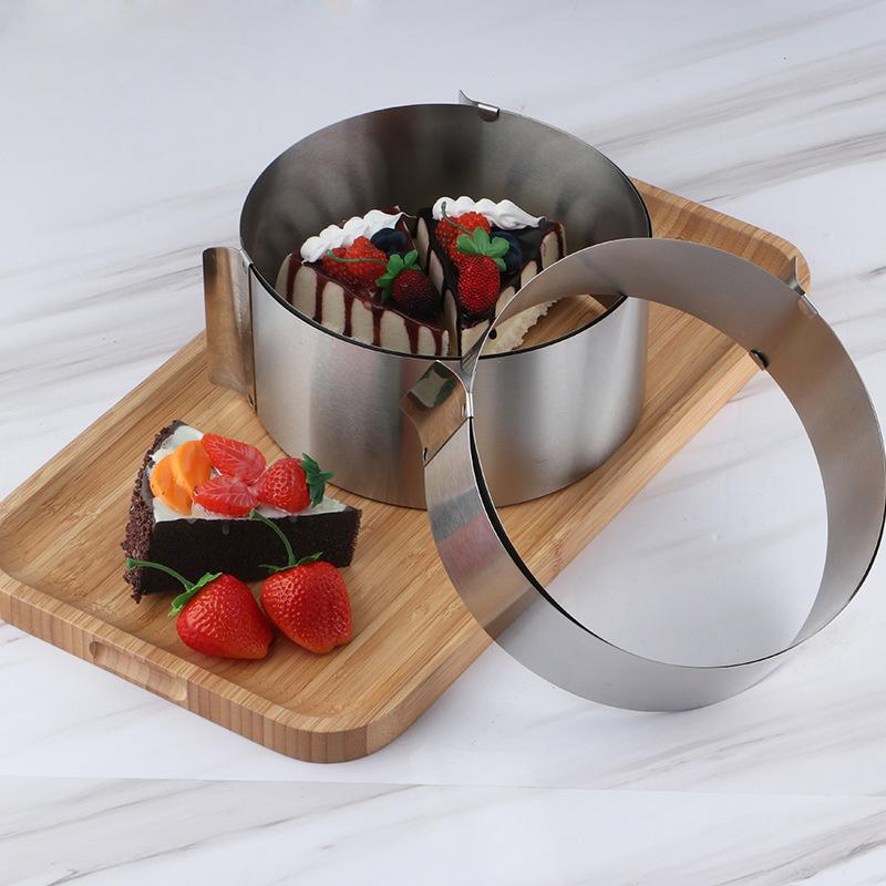 Adjustable Baking Mold Cake Decorating Tool Baking Cake Decorating Tool Stainless Steel Cake Ring For Families Baking