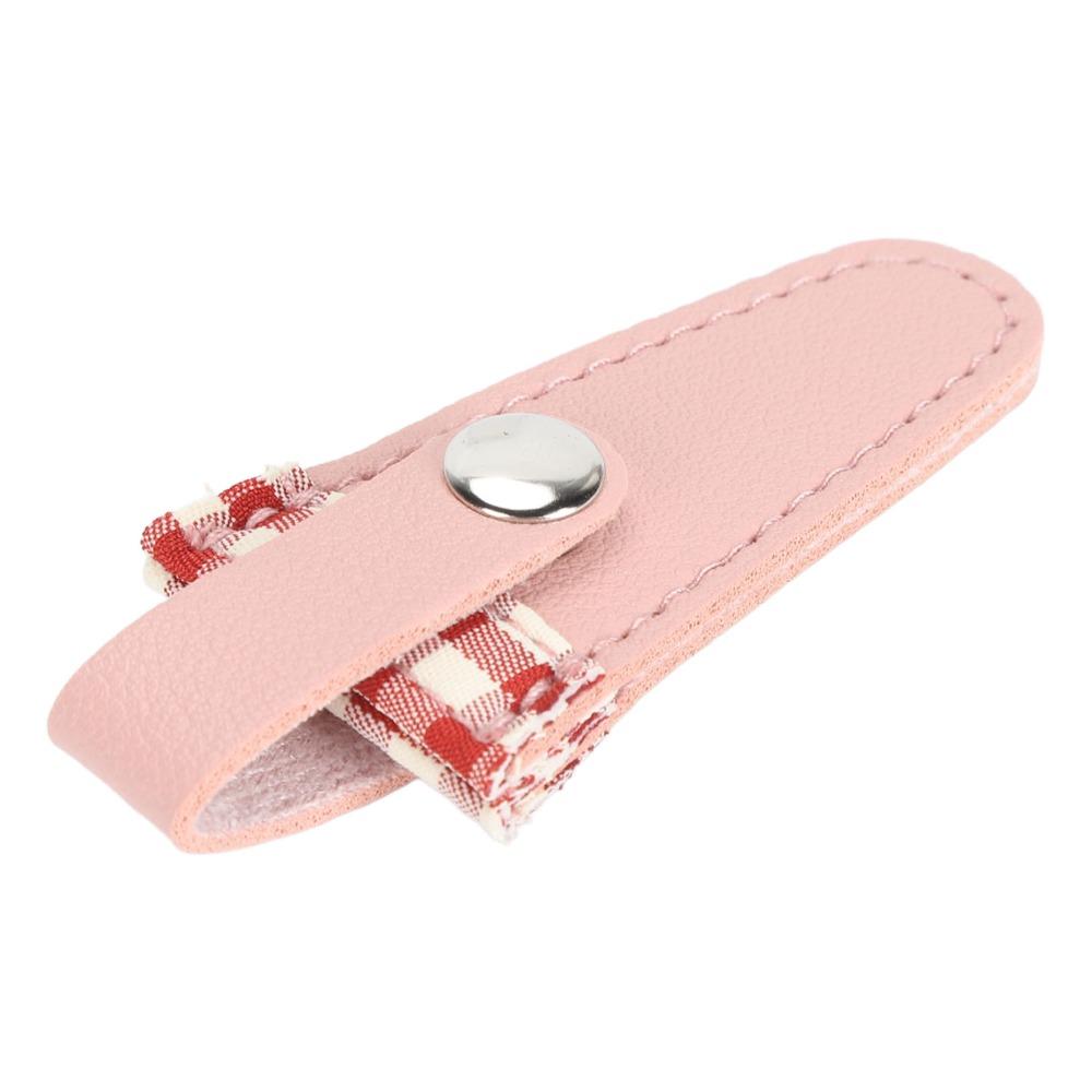 Protective Scissors Protective Cover Color Lattice PU Leather Scissors Cover For Sewing