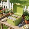 Waterproof Seed Organizer Metal Sorting Box Nordic Style Storage Container  Garden