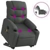 VidaXL Fauteuil Inclinable de Massage Électrique, Chaise de Relaxation avec Dossier et Repose-pied Réglables, Siège de Salon 3206673