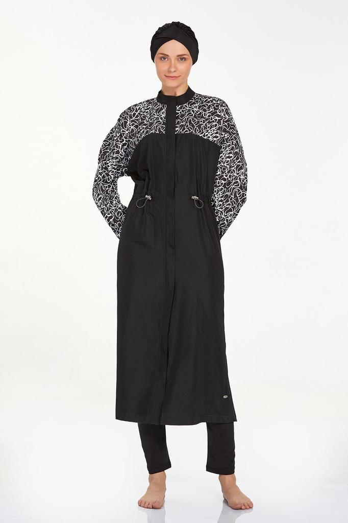 Женский Мусульманский Скромный Исламский Полный Чехол Буркини Пляжный Купальный Костюм Купальники Хиджаб Пляжная Одежда Купальник 