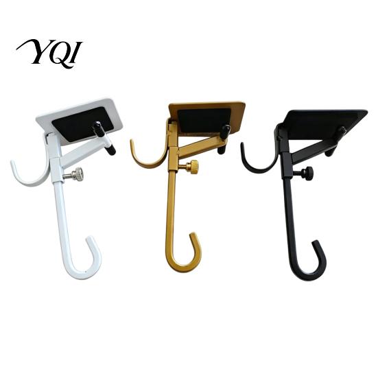 Rental Friendly Door Decor Garland Stocking Hanger, Adjustable No Drilling Christmas Hook, Fireplace Hook Heavy Duty Metal Wreath Holder for Hanger