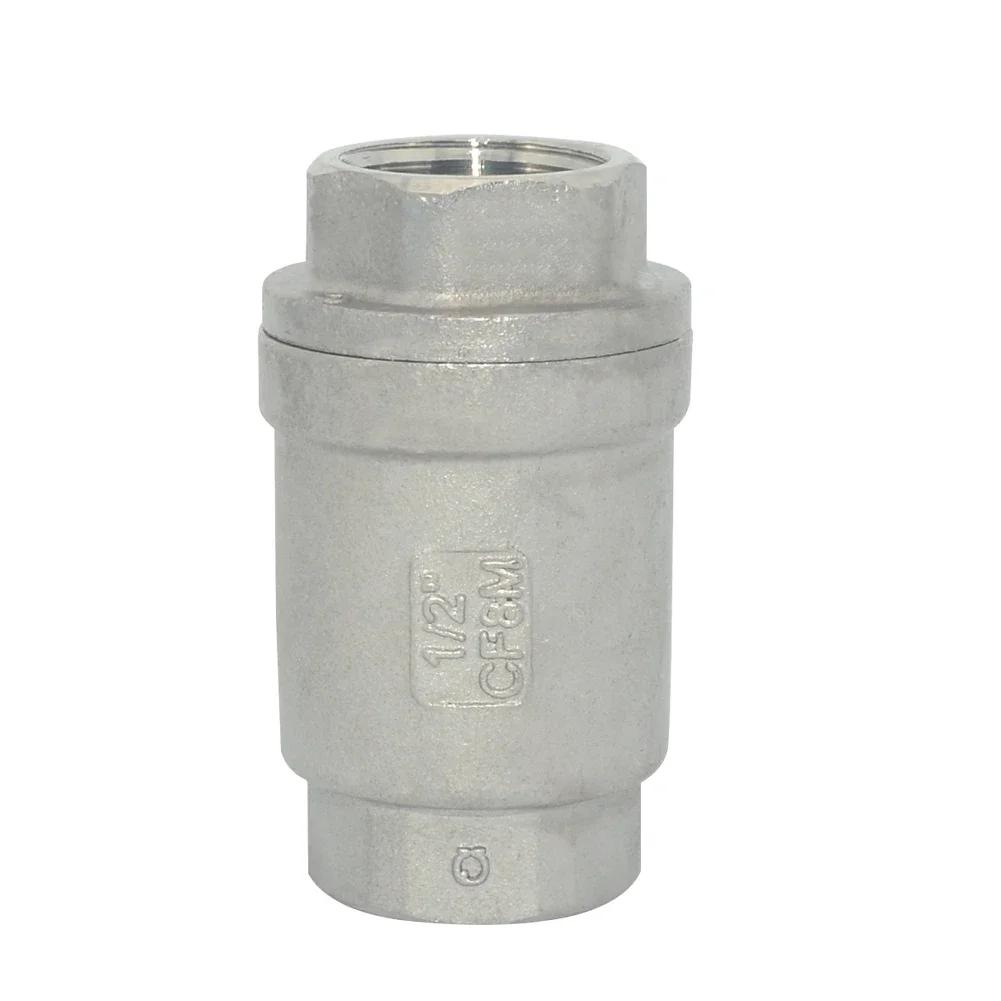 OEM 304 SS Vertical Check Valve 1/2"-1-1/2" DN15-DN50 for Potable Water Systems – Industrial Grade