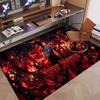 Custom Name Crystal Velvet Rug,Chainsaw Man Comfortable Anti Slip Floor Mat For Room Decoration