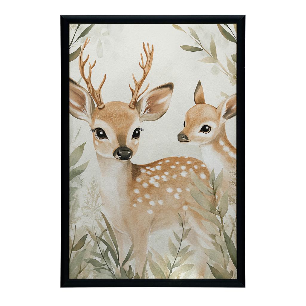 Plakat Jelonki Na Bajkowej Łące Plakat Jelonki Na Bajkowej Łące, 30X40 Cm, Bez Ramy, Papier Matowy 230 Gsm