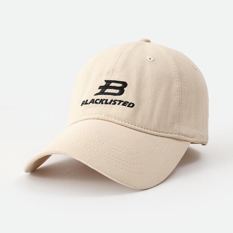Embroidered Baseball Cap With Adjustable Strap For Summer Sun Protection