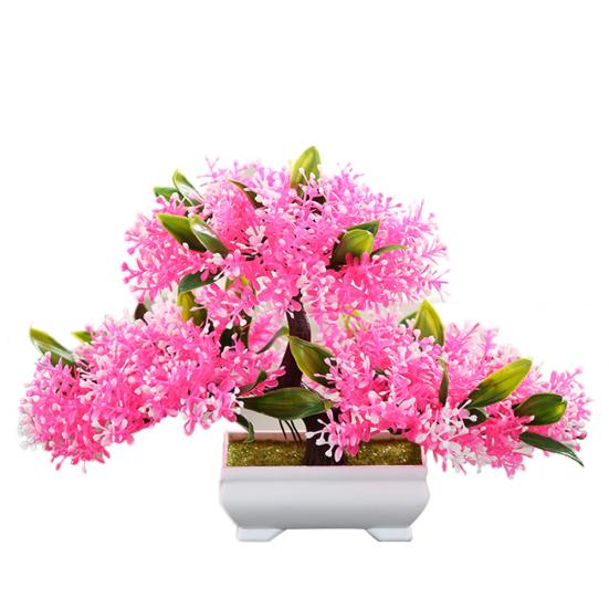 1шт искусственное растение в горшке цветок дерево домашний офис сад бонсай декор орнамент