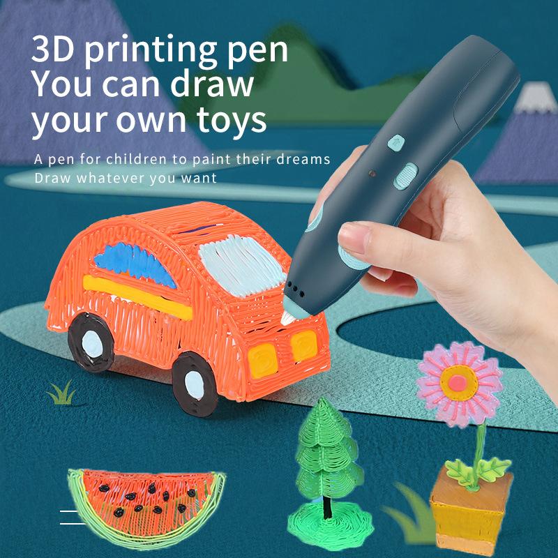 3D-ручка для рисования Беспроводная Низкотемпературная Ручка для граффити Детская Ручка для рисования DIY Креативная игрушка 3D-ручка