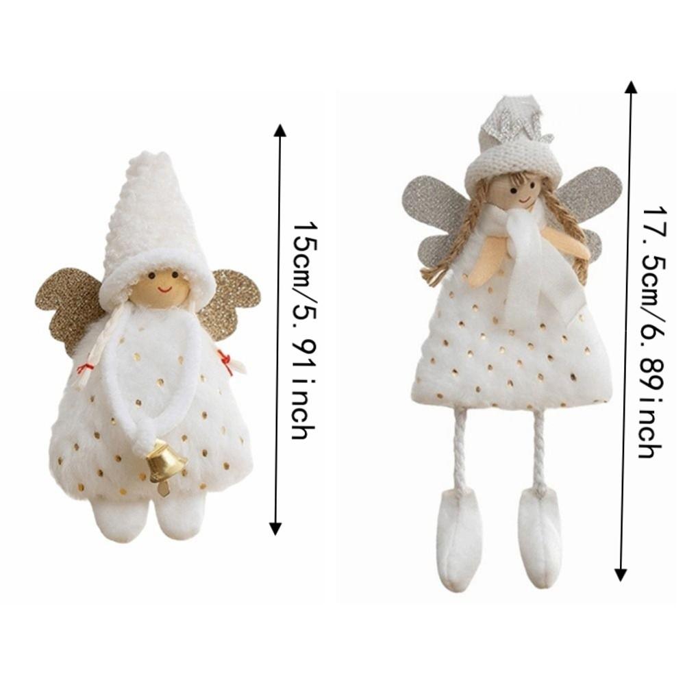 Elegant Christmas Hanging Girl Doll Creative Christmas Girl Dolls Ornaments Home Decor