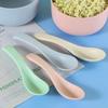 Пшеничная солома Маленькая ложка Ложка Ложка Пластиковая Суп Столовая посуда Скандинавский стиль Детский Десерт Подарок Мебель Предмет первой необходимости