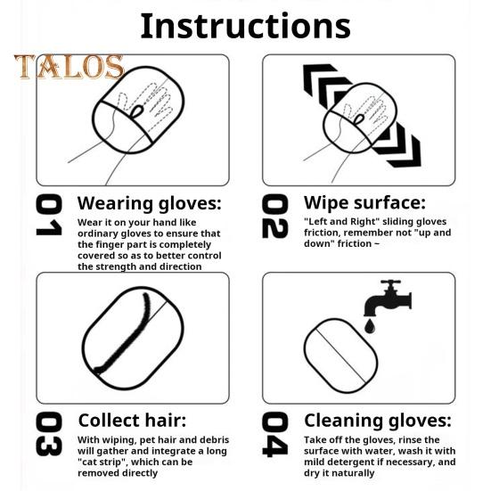 1/2/3 шт. двухсторонняя перчатка для ухода за домашними животными, многоразовая перчатка для удаления шерсти у кошек, массажная варежка для собак, щетка для линьки, купания, ухода