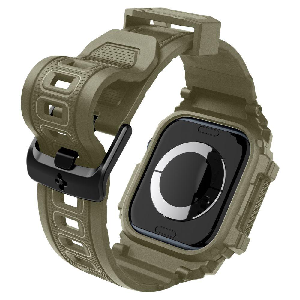 Spigen Rugged Armor Pro Strap for Apple Watch 10 (46MM) - Green