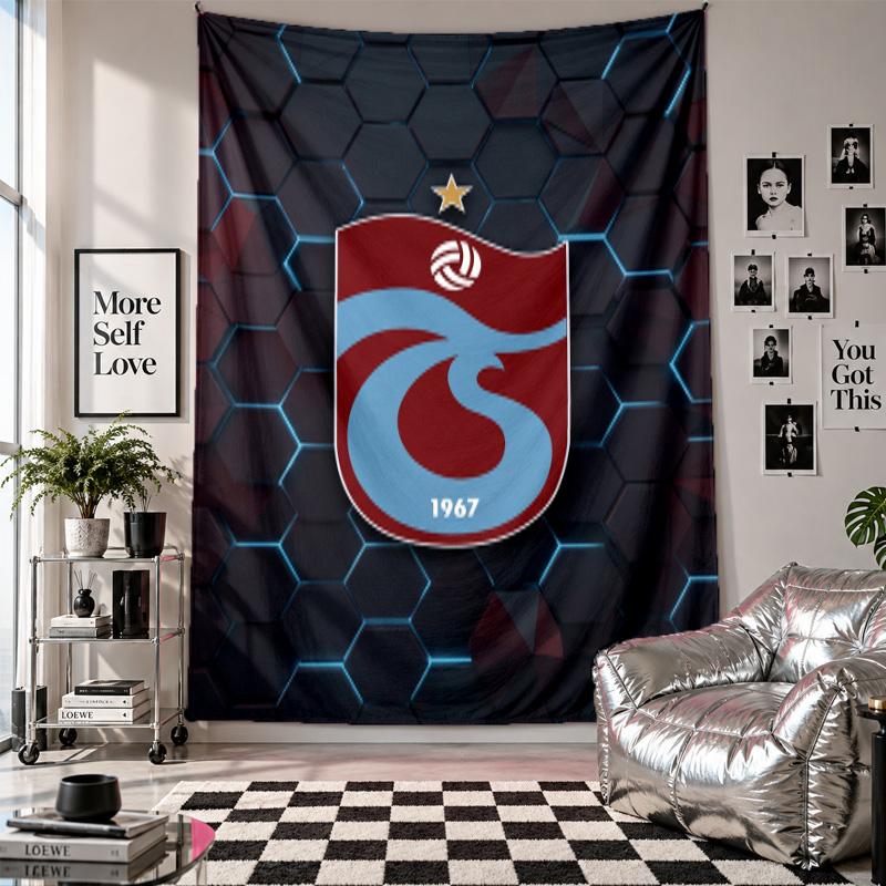 Trabzonspor FC Wall Tapestry Home Decor Wall Hanging Cloth for Bedroom Living Room Background