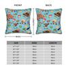 Dungeon Meshi Senshi Anime Pillow Case  Funny Pillow Cover Square Pillowcases For Living Room Chair