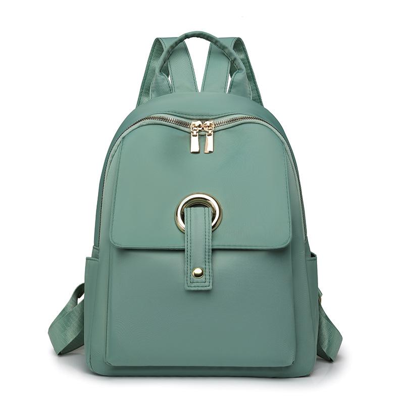 Повседневный однотонный рюкзак женский новый модный рюкзак для студенток, школьный рюкзак для поездок на работу, большая вместимость, дорожный рюкзак, тренд