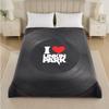 Linkin Park Print Flannel Blanket Cozy Lightweight Plush Throw Blanket For Bed Sofa Household Use