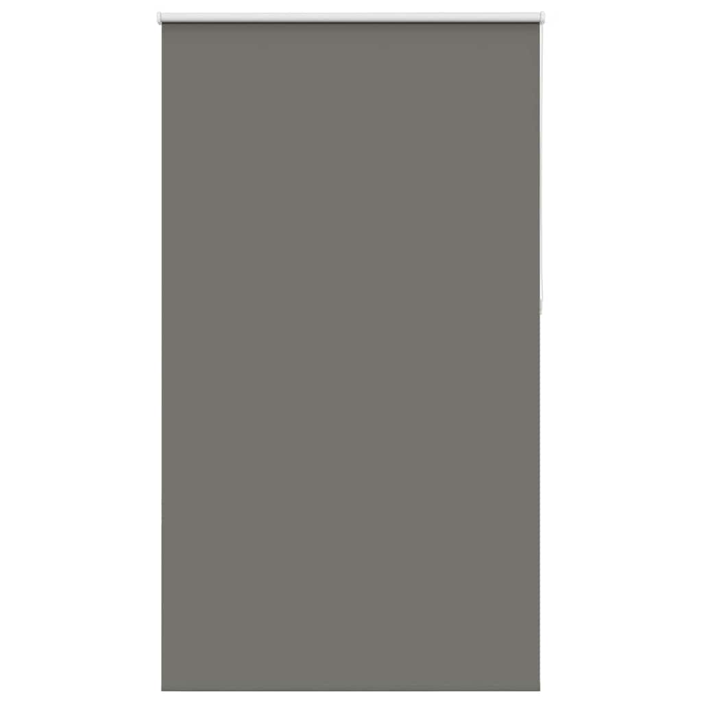 Blackout Roller Blind Gray 135 x 230 cm Fabric Width 131.6 cm Polyester